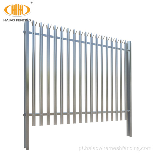 Designs de cerca de cerca de aço galvanizado da paliçada da paliçada